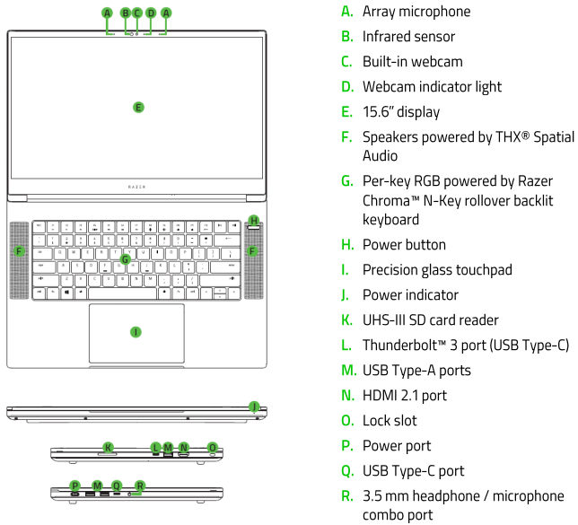 Razer Blade 15" Advanced (2021) | RZ09-0367x Support