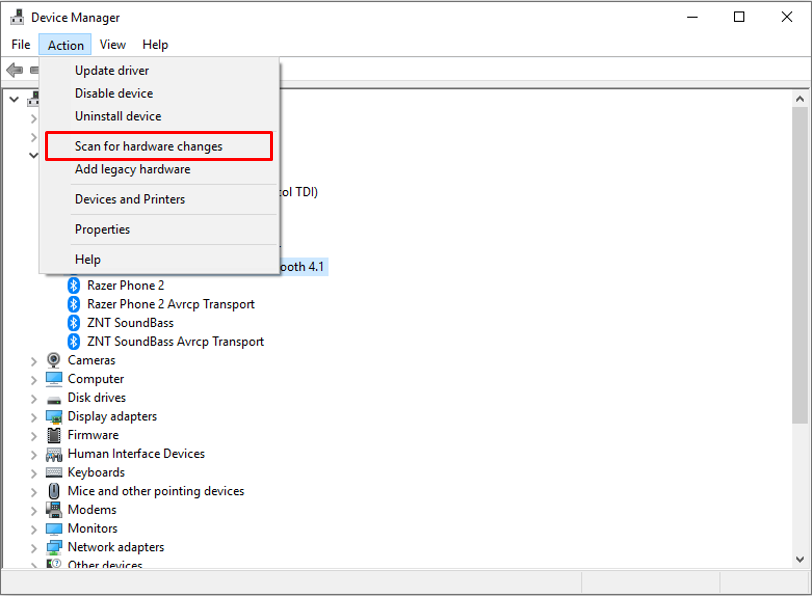 The Razer Blade is unable to pair with a Bluetooth device