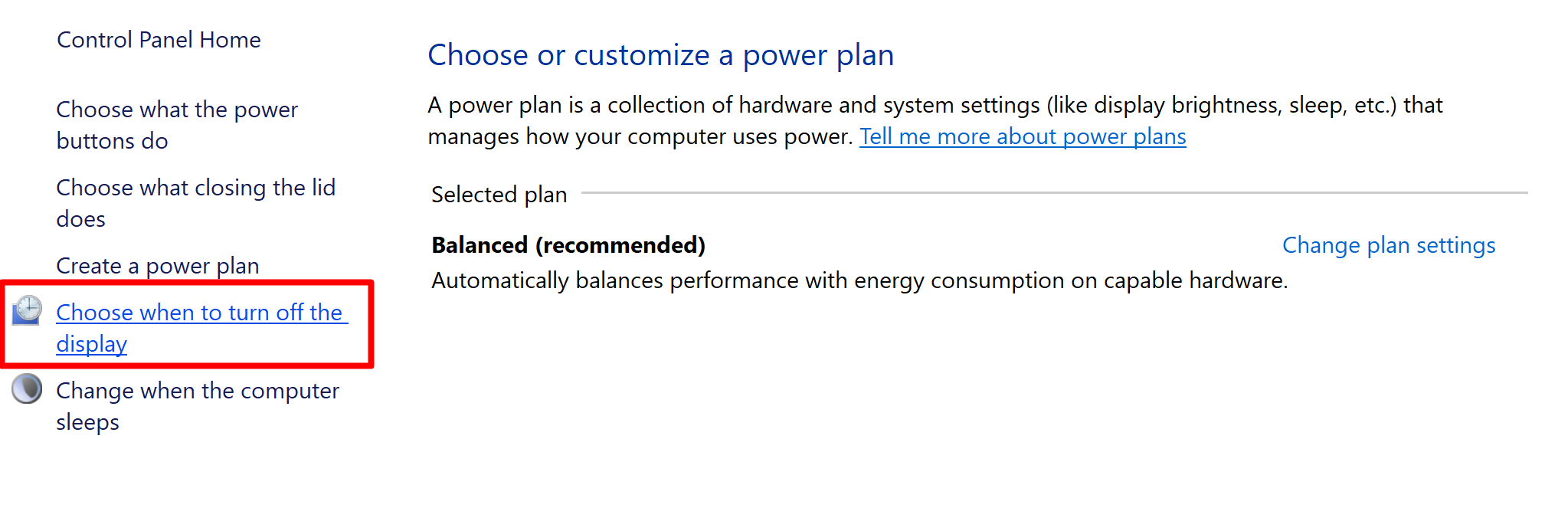 Choose when to turn off display link