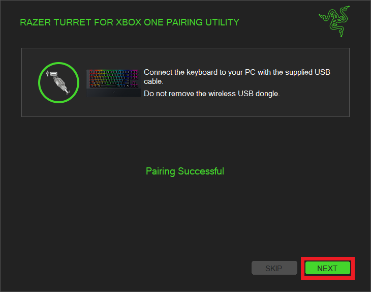 Razer Turret for Xbox One Pairing Utility 