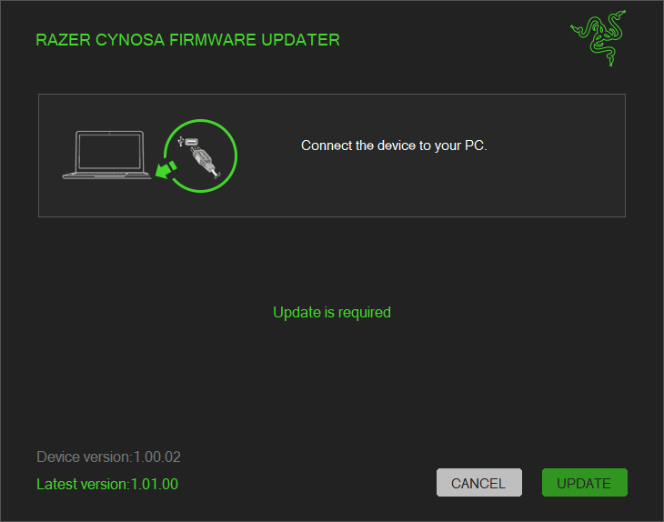 Connect the device to your PC