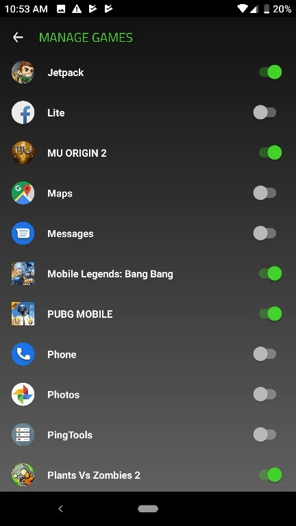 Apply 120 Hz refresh rate to games