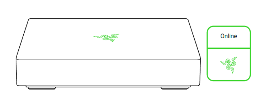 green indicator light