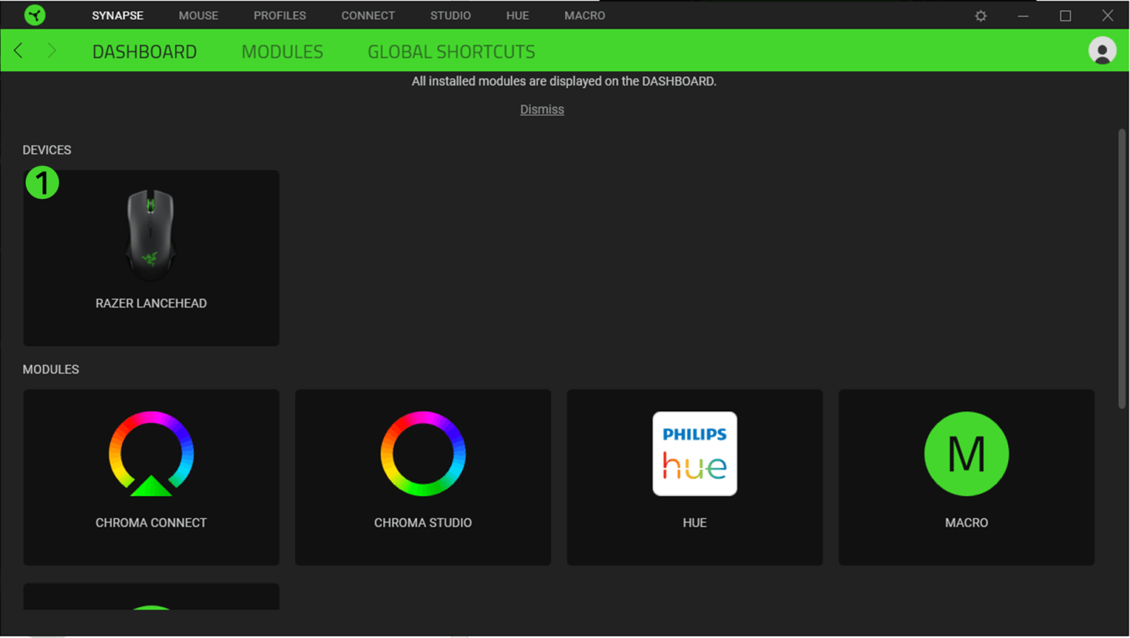 How to program buttons on a Razer mouse to default commands
