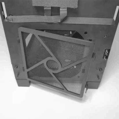 Close shot of the Razer Tomahawk Mini-ITX Case filter