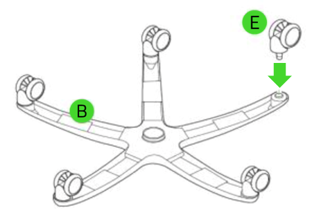 replacement caster wheels attached