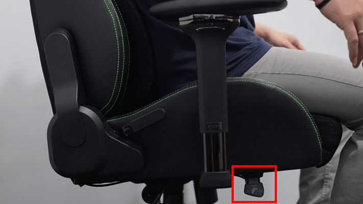 Image showing the released the lever