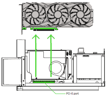 Pull out graphics card