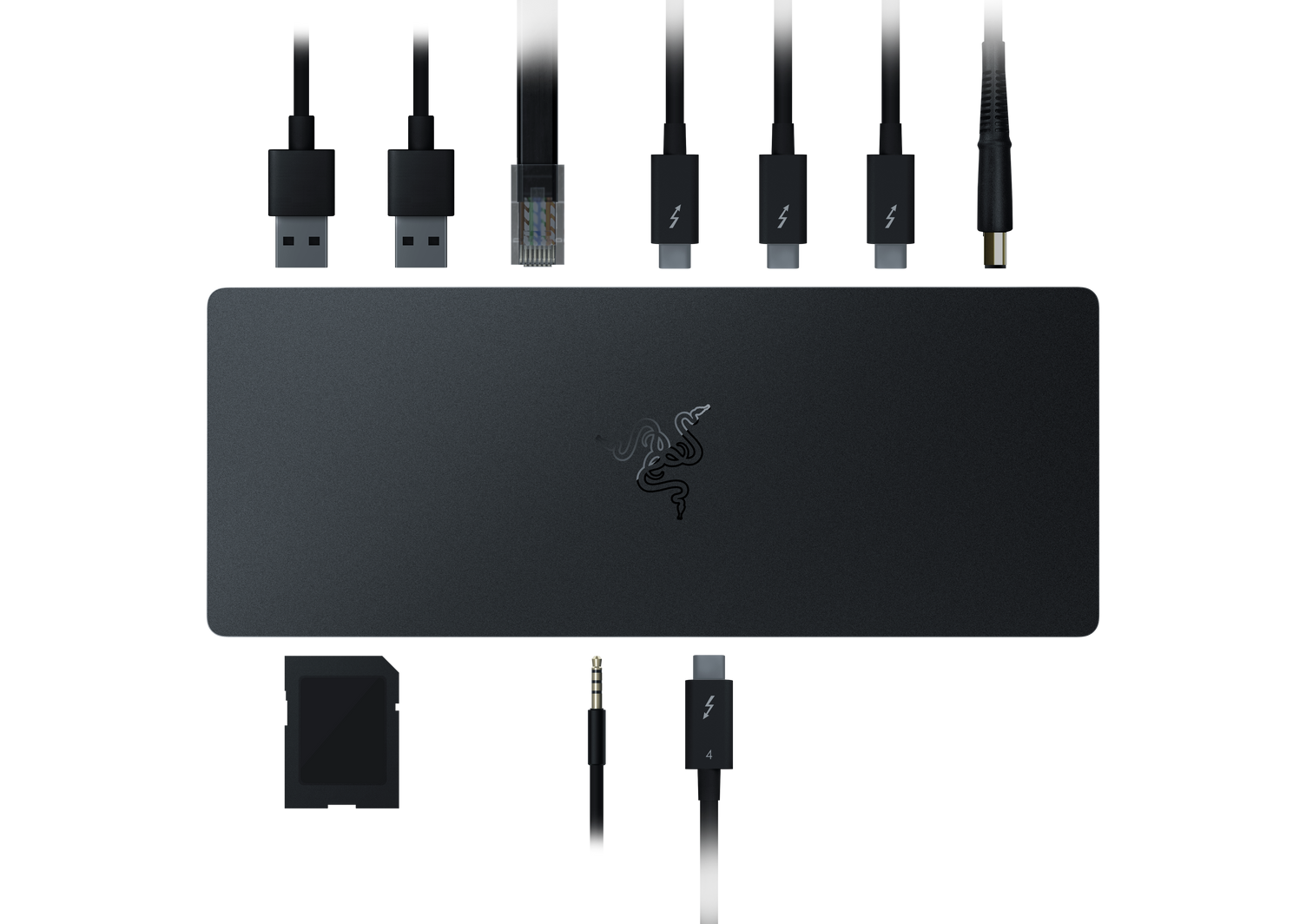 Razer Thunderbolt 4 Dock Chroma ports