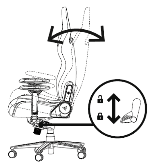 Razer Enki tilt mechanism