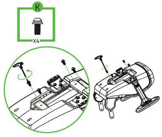 Fasten screws