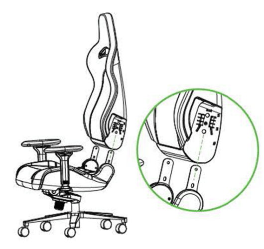 Remove backrest from seat