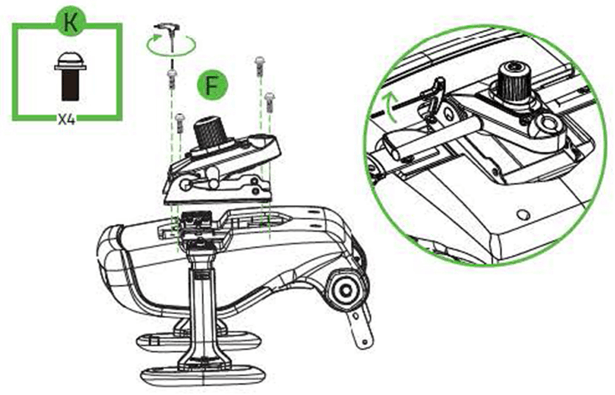 Dislodge wheelbase