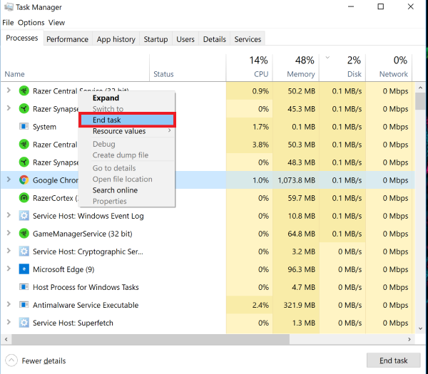 How to keep the Razer Blade at optimal temperature while gaming