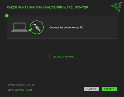 Connect the device window