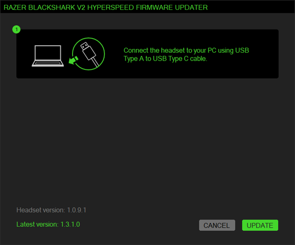 Location of the NEXT button
