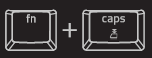 fn key and caps lock key image