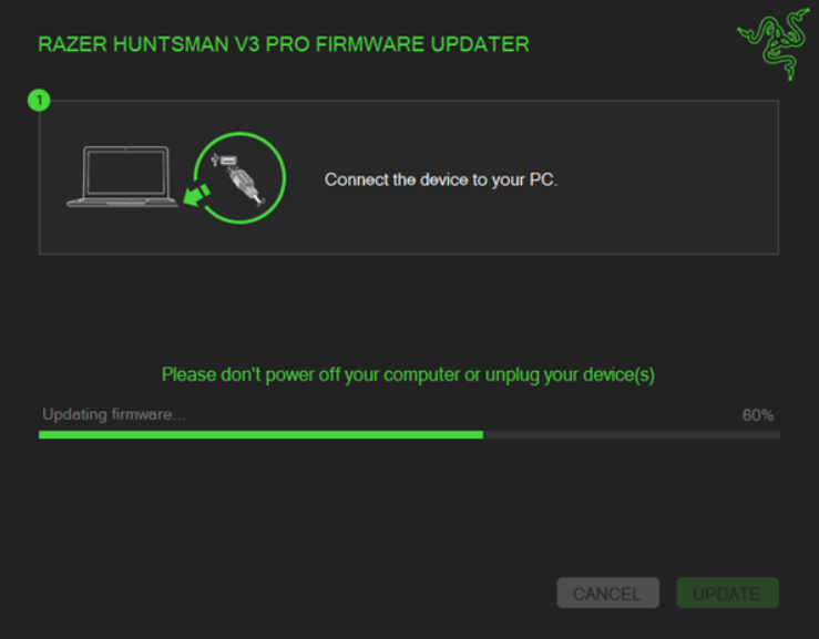 Wait until update process is complete window