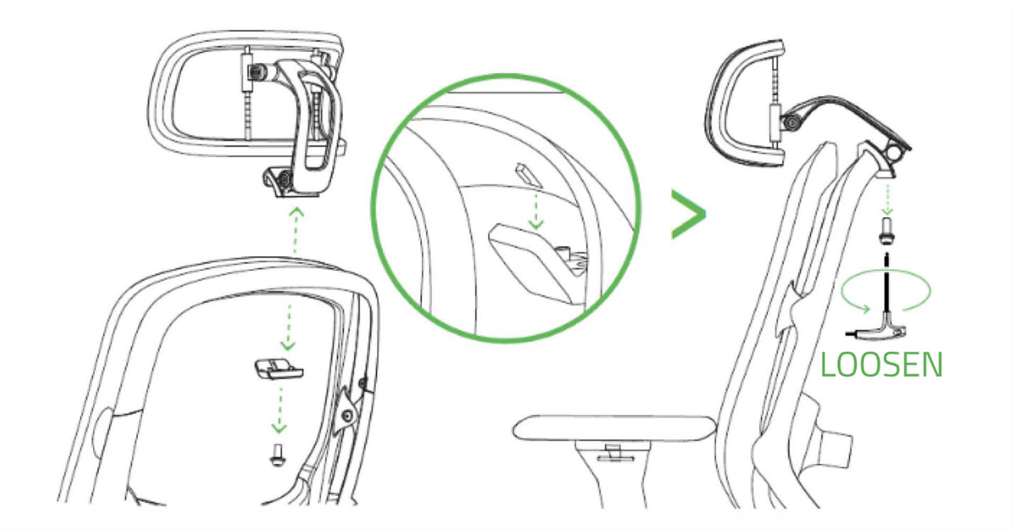 Razer Fujin Pro headrest