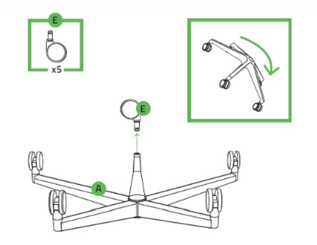 Razer Fujin Pro grab the base