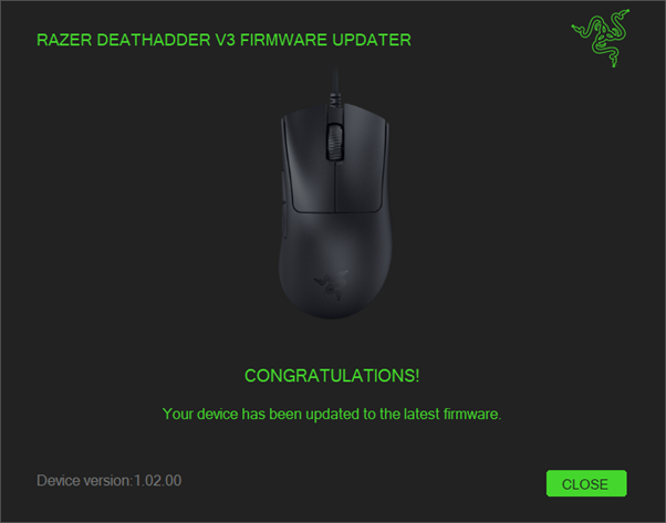 Razer DeathAdder V3 Firmware Updater | RZ01-04640