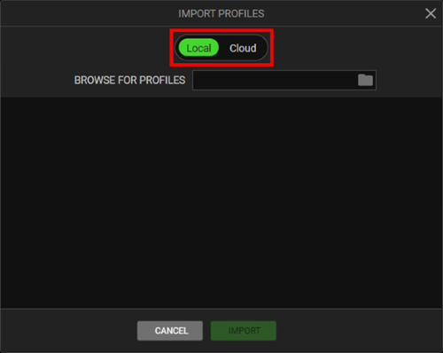 How to export and import profiles and configurations in Razer Synapse