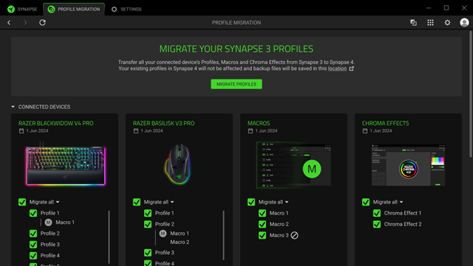 $TheNewRazerSynapse profile migration