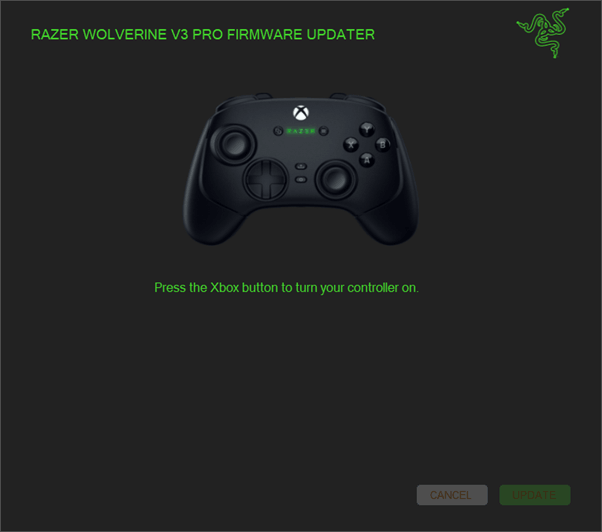 Razer wolverine v3 pro firmware updater rz06 0520