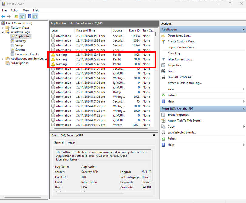 How to use the windows event viewer tool
