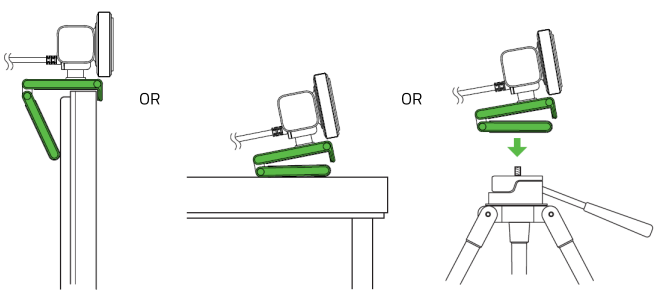 Set up the Kiyo V2 on a tripod