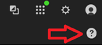 arrow pointing o the info icon