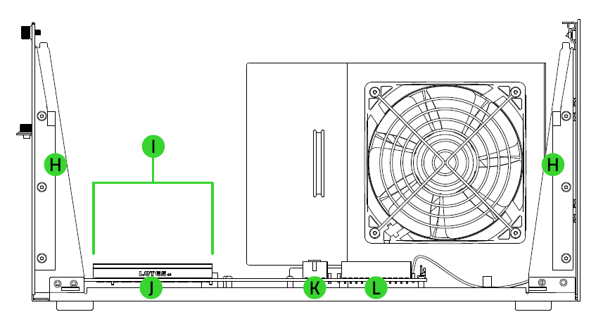 Razer Core X V2 inner device layout