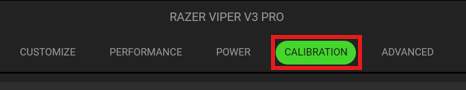 Razer Synapse CALIBRATION