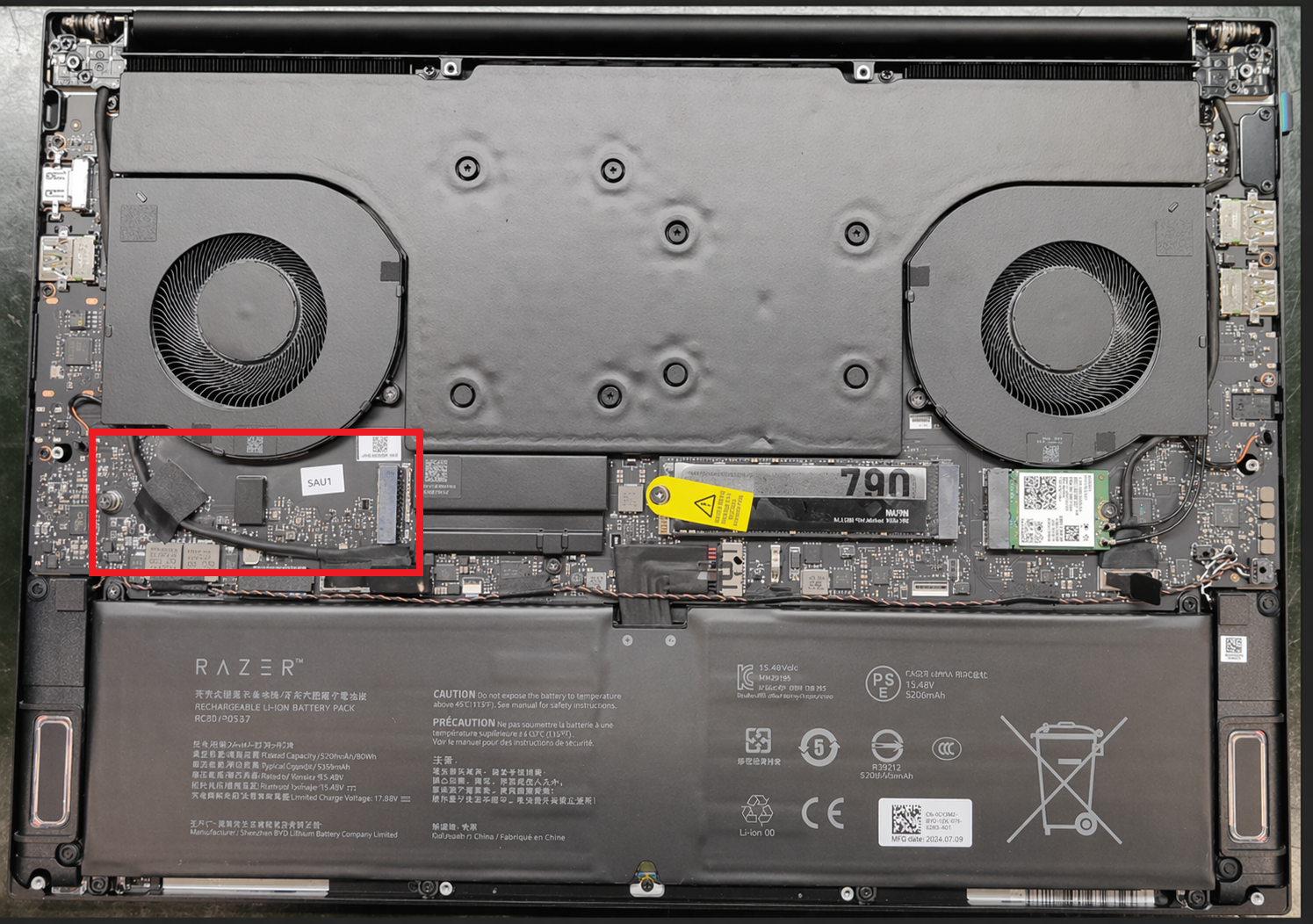 Razer Blade 16” (2026) Gen 5 SSD slot