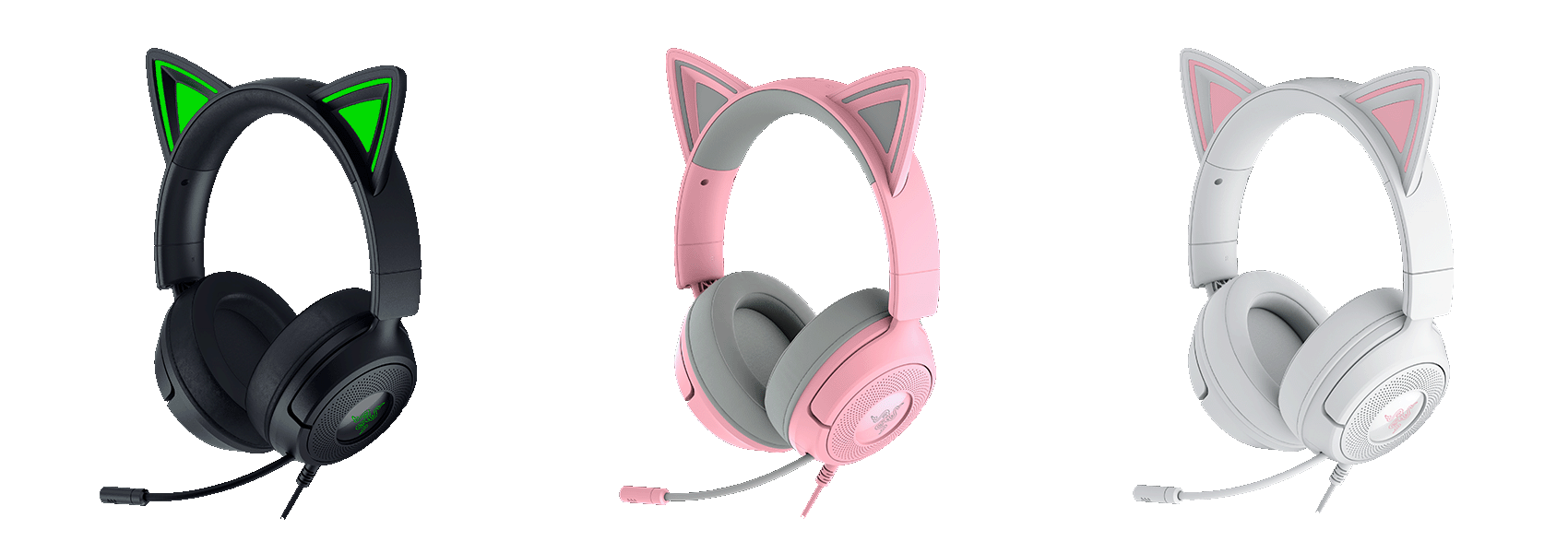 Razer Kraken Kitty V3 X close-up shot