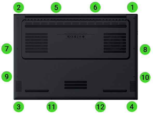 Razer Blade 18 back panel