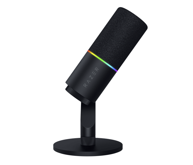 Close shot of the Razer Seiren V3 Pro