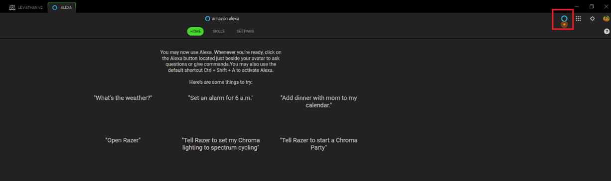 Trying commands on Alexa
