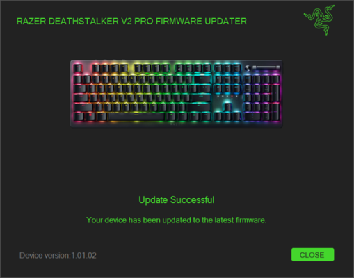 Razer DeathStalker V2 Pro Firmware Updater | RZ03-0436