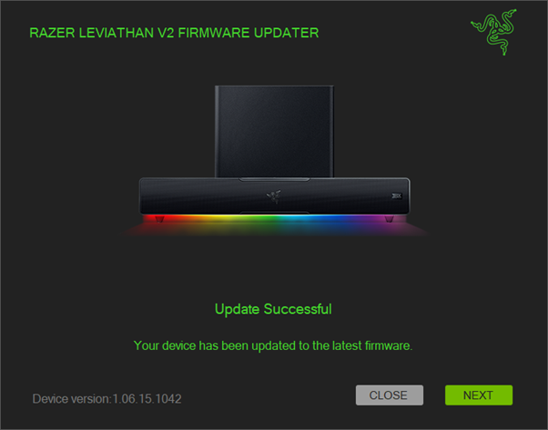 Updater initiation window