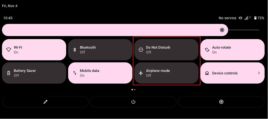 Razer Edge Airplane Mode