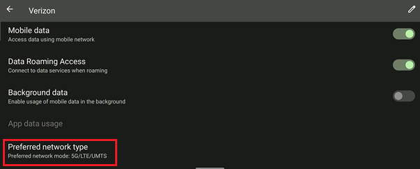 Razer Edge preferred network