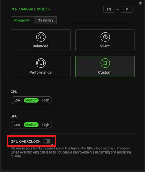 Enable GPU overclocking