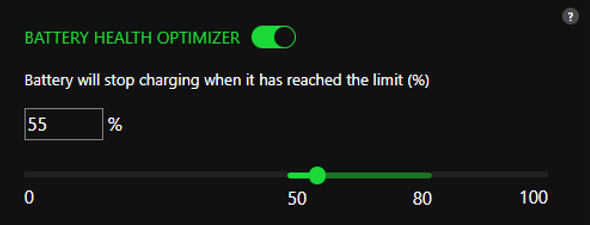 Battery Charge Limiter  page